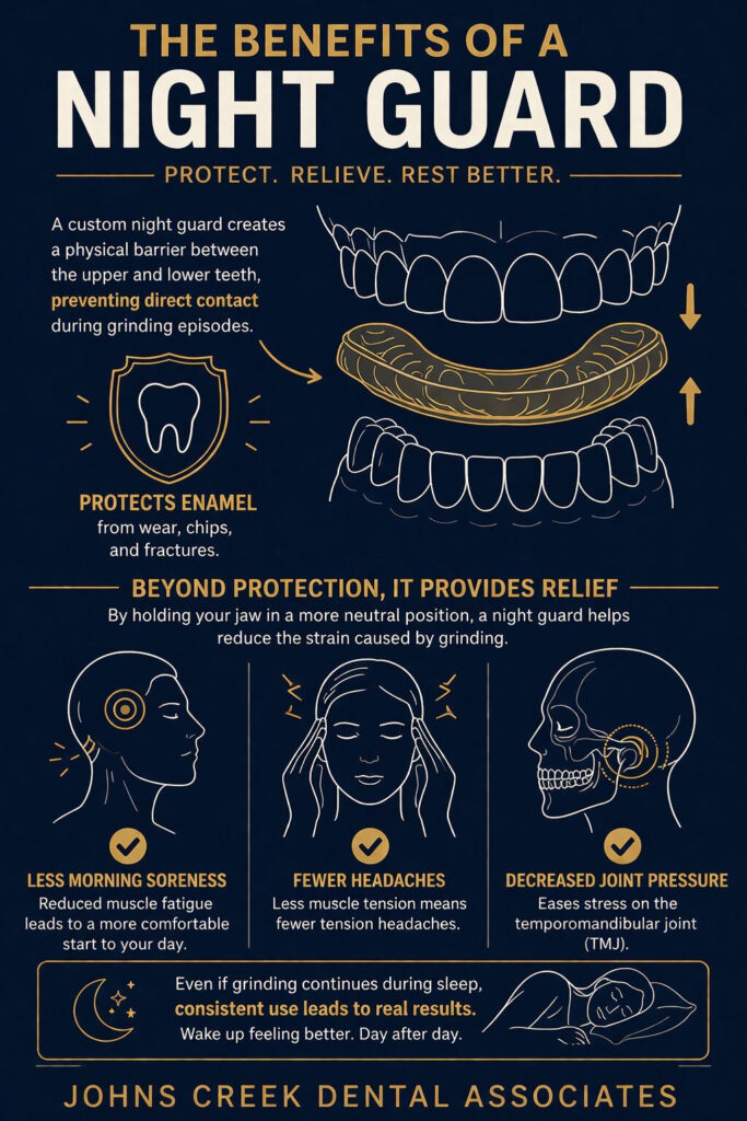 Benefits of using a night guard